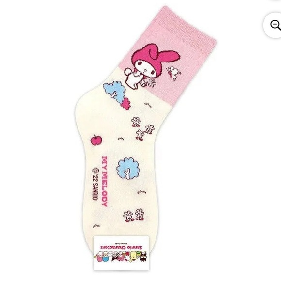 Sanrio Accessories - NWOT Sanrio New Hello Kitty Socks Kawaii Anime Pink and Cream My Melody Socks OS